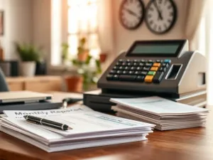 Jaka kara za brak raportu miesięcznego z kasy fiskalnej?