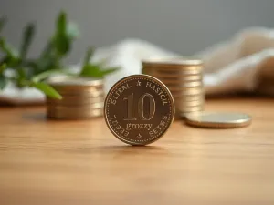 Ile waży moneta 10 groszy? Oto odpowiedź!